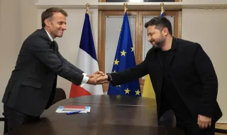 Зеленски и Макрон обсъдиха ускоряване на европейската противоракетна отбрана