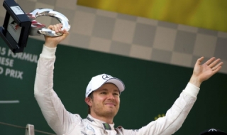 Розберг най-бърз на тренировката в Испания