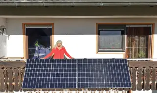 New fashion - solar panels on balconies 