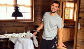 Григор Димитров е в България без Лолита