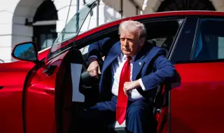 Trump bought a Tesla, but is not allowed to drive it 