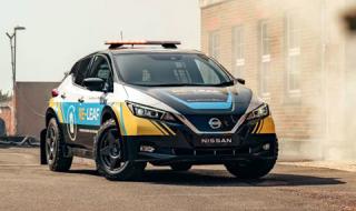 Nissan Leaf стана мобилна батерия за спасители