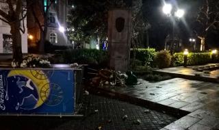 Оскверниха паметника на Стефан Стамболов в Пловдив