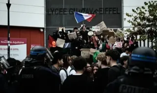 Над 250 000 души на протест във Франция, Тръмп реагира