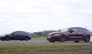 BMW i4 се изправя срещу Tesla Model 3 в директна битка (ВИДЕО)