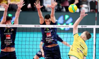 Александър Николов блести отново, но Кучине Лубе отстъпи на Верона в полуфиналната битка