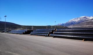 Произведени са 47 км тръби за газовата връзка с Гърция