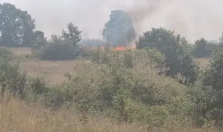 Огънят в село Воден отново се разгоря