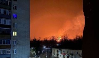 Пожар горя в барутен завод в руския град Тамбов