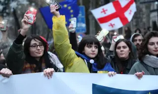 Проевропейски демонстранти бяха осъдени в Грузия