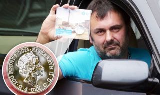 Арестуваха англичанин, опитал да плати на бензиностанция с монета от 100 паунда