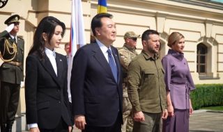 Президентът на Южна Корея изненадващо посети Зеленски в Киев с добра новина