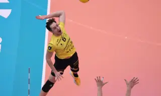 Alex Grozdanov is first in blocks in the regular season in the Polish volleyball league 