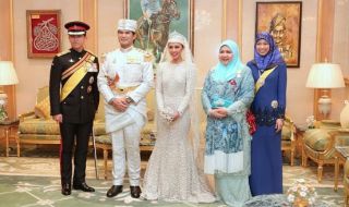 Първа кралска сватба за годината: Султанът на Бруней омъжи дъщеря си за братовчед ѝ (СНИМКИ)