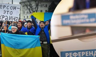 В Херсон Русия вече подготвя референдума