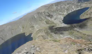 Over 100 km/h is the wind speed near the Rila Lakes 