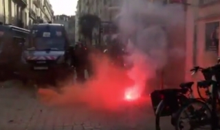 Яростни протести срещу Марин льо Пен в Нант (Видео)