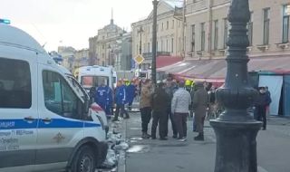 Взрив в кафене в Санкт Петербург уби един и рани 16 души (ВИДЕО)