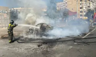 В района на Белгород взривиха кола с боеприпаси 