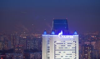 Приходите на "Газпром" от експорт паднаха с 50%