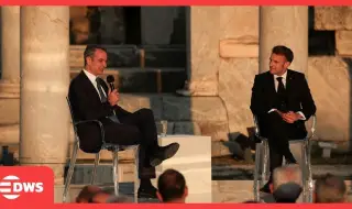 Макрон от Атина: Европа трябва да се събуди за враждебното отношение на САЩ, Русия и Китай към нея ВИДЕО