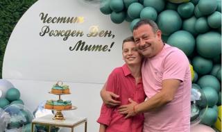 Димитър Рачков показа колко е пораснал синът му (СНИМКА)
