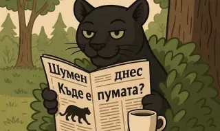 Черната пантера от Шумен вдъхнови десетки колажи и мемета (СНИМКИ)