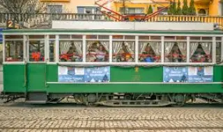 A retro tram is launched in Sofia for the Day of the Transport Worker 