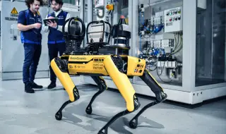 BMW използва куче-робот в един от заводите си