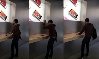 Вбесен французин потроши десетки нови &quot;айфони&quot; в магазин на Apple