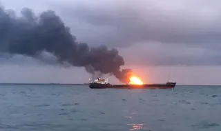 Tanker fire near Romania: drone strike investigated