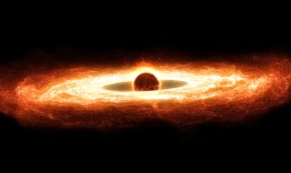 Телескопът "Хъбъл" засне как свръхмасивна черна дупка "изяжда" звезда (ВИДЕО)