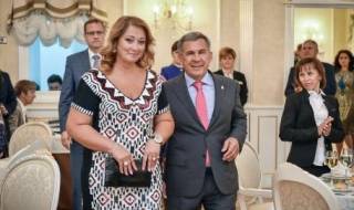 Съпругата на президента на Татарстан печели 313 пъти повече от него