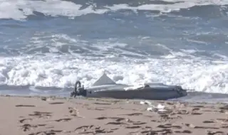 Военен дрон изплува на турския бряг на Черно море