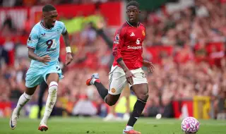 Рубен Аморим: Мейну е бъдещето на Ман Юнайтед, но се нуждае от търпение