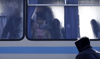 Бежанци от Украйна са настанени на круизен кораб в Шотландия