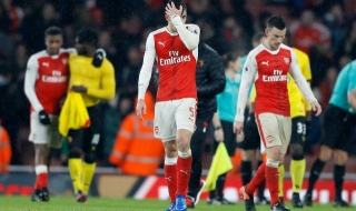 Арсенал се издъни срещу Уотфорд