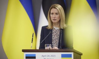 Кая Калас призова естонските компании да не заобикалят санкциите, наложени на Русия