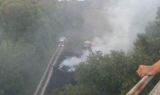 Автомобил падна от мост на АМ "Черно море" край Варна, има загинал