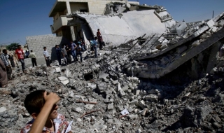 Изтребители помляха Идлиб