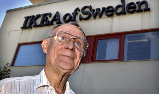 Основателят на IKEA се връща в родната си Швеция
