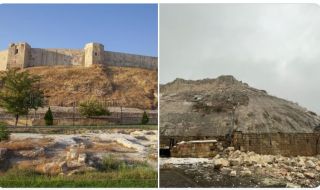 Крепост на 2000 години не устоя на разрушителното земетресение (ВИДЕО)