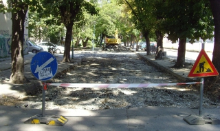 Ремонтират улица в Пловдив за първия учебен ден