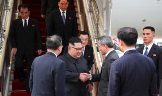 Ким Чен-ун пристигна в Сингапур