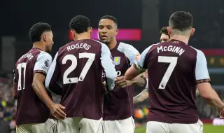 Астън Вила мечтае за титла: седма поредна победа във Висшата лига, този път жертвата бе Манчестър Юнайтед