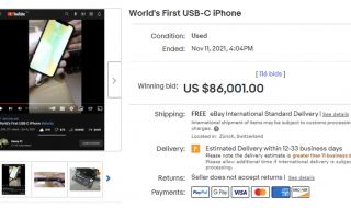Продадоха iPhone-a с USB Type-C порт за 75 хиляди евро