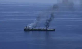 Iran: Supertanker hits mine south of Strait of Hormuz