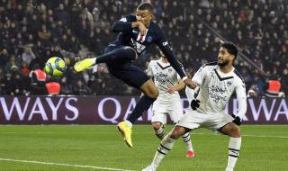 ПСЖ и Бордо си вкараха 7 гола - Кавани с гол №200, Неймар с червен картон