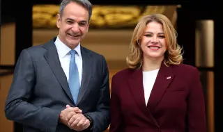 Мицотакис и Силиня обсъдиха Украйна, Близкия изток и сигурността на ЕС