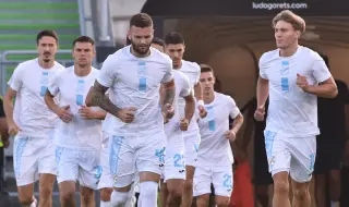 Лудогорец води на полувремето с 1:0 срещу Риека